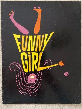 Barbra Streisand Funny Girl Souvenir Program Michael Craig Scuffed London 1966